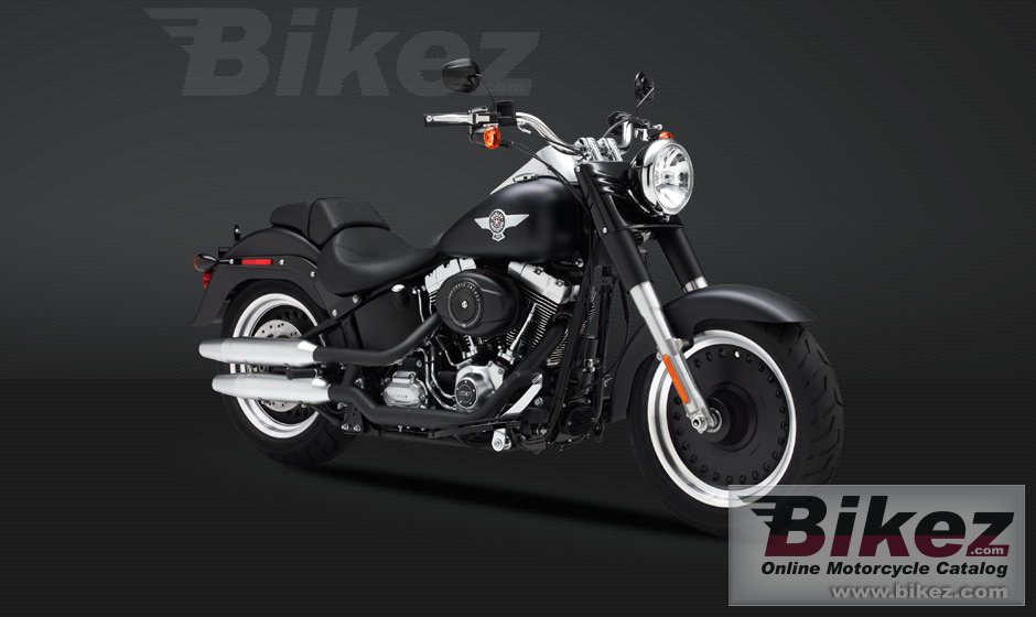 Big Harley-Davidson softail fat boy special picture and wallpaper from Bikez.com